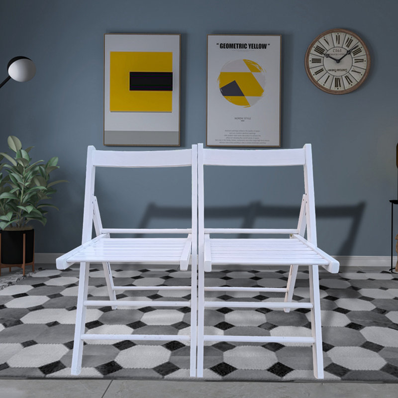 Chaise d'appoint large 17,32 po Raishma, Blanc / Blanc