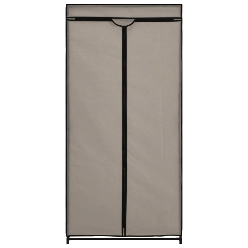 2 Door Wardrobe, Grey