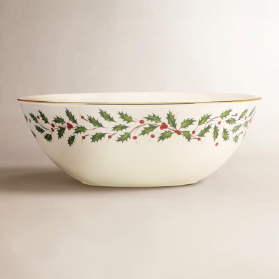 Holiday Porcelain Serving Bowl