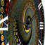 Horloge murale en métal-93395838