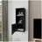Black Wall Cabinet with One Door