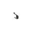 Deltana MH12U4 Modern Hook, 2-1/4" Projection in Brushed Brass-1598435204