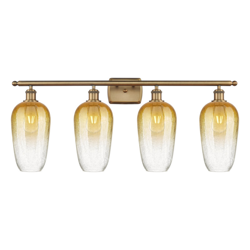 Kazmierski 4 - Light Vanity Light, Bleu / laiton antique