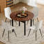 Ensemble de table de salle à manger 5 pièces, table de salle à manger ronde avec 4 chaises pour la salle à manger-668334259-668334269