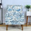 Chaises d'appoint Comfort, tissu en bois de style campagnard floral, salon