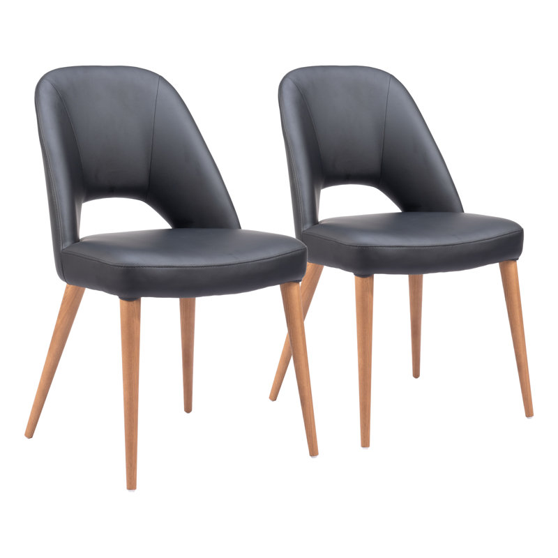 Chaise de salle à manger Leith - noire