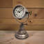 Numerical Metal Quartz Movement / Crystal Tabletop Clock Silver