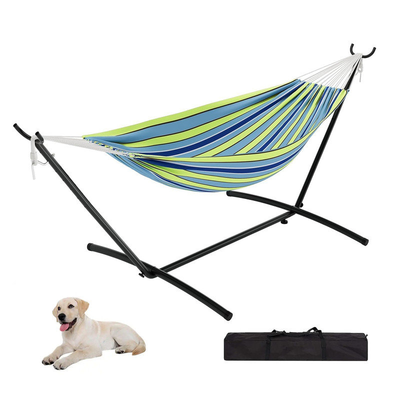 Steel Standard Hammock Stand, Blue