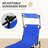 Folding Chaise Lounge Pool Chairs With Canopy Shade, Reclining Back, And Side Pocket For Outdoor Relaxation-1643401487