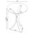 Clear Round Glass Top Acrylic Side Table