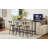 4 Pieces Dining Table Sets, with Fixed Table