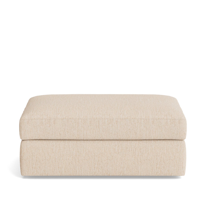 The OG Ottoman, Performance Weave - Tan