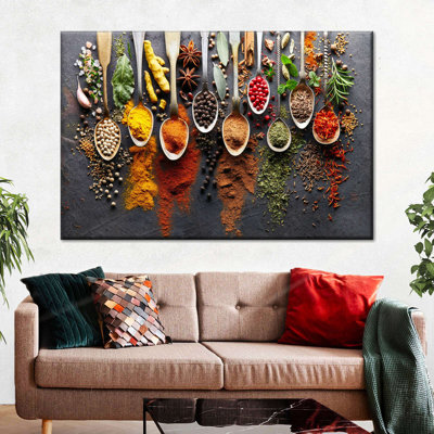 Choice Of Spices Canvas Print