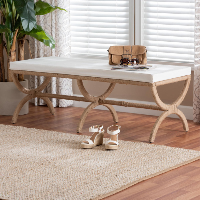 Banc d'appoint en jute naturel Balii pari Balii pari Balii pari