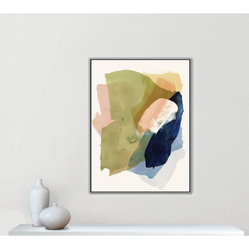Brush and Whisper II Print by , Silver Floater, 49.5" H x 37.5" W