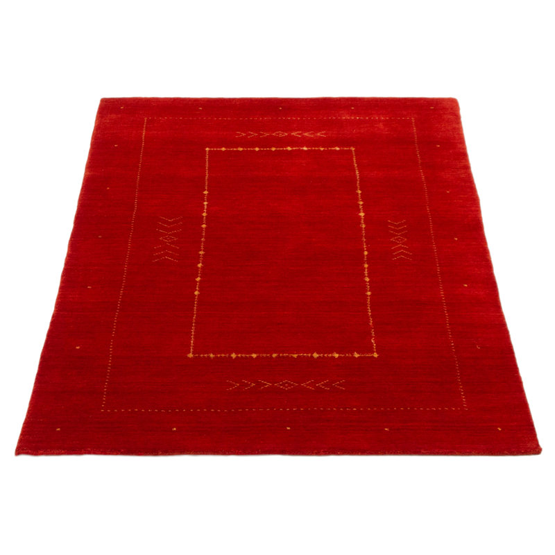 Kashkuli Gabbeh Red Rug 4'0" x 5'10"