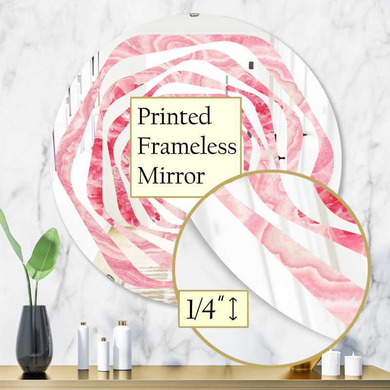 Miroir mural Quartz, H 31,5 po x l po