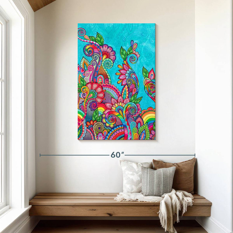 Ashelle My Rainbow Garden, 45" H x 30" W