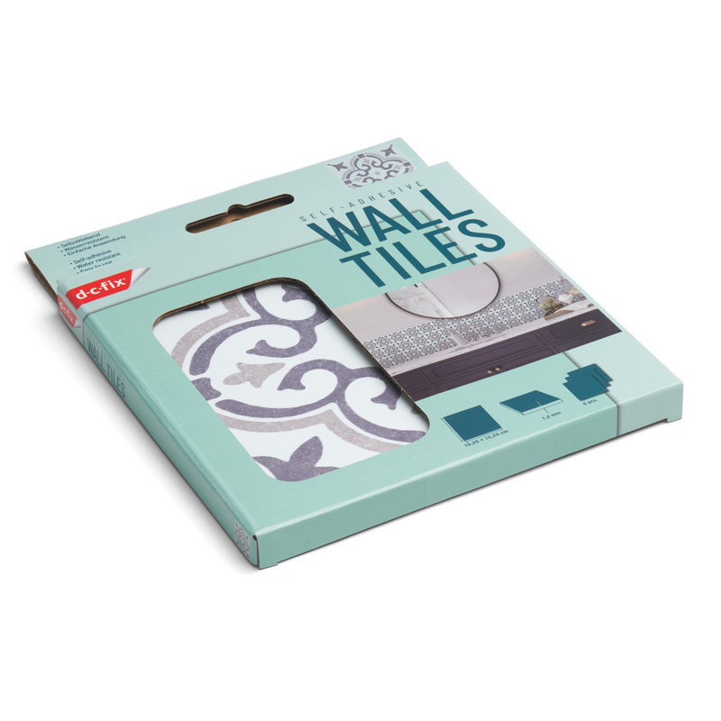 Carreaux muraux auto-adhésifs DC-Fix, Gris