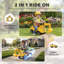 HOMCOM Push/Pull Ride On Toy