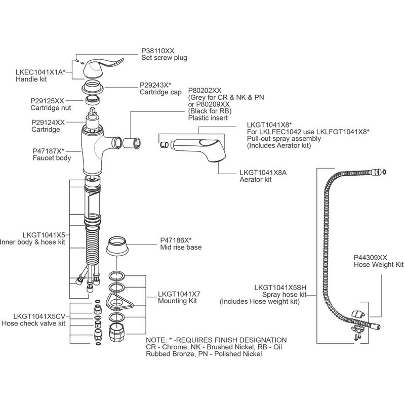 Elkay Explore Pull Out Kitchen Faucet | Wayfair