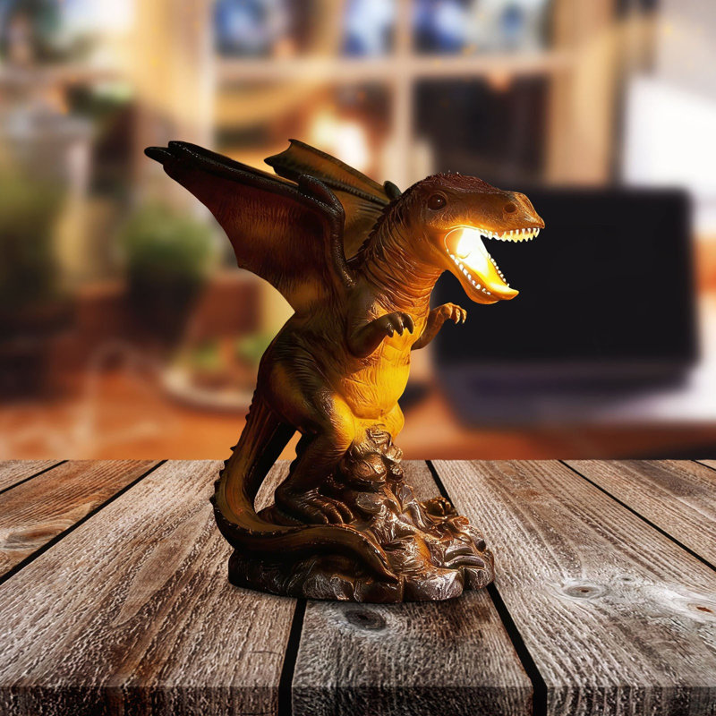 Lampe de dinosaure, chevet, ornement de bureau, lampe de bureau, décoration, petite veilleuse, USB