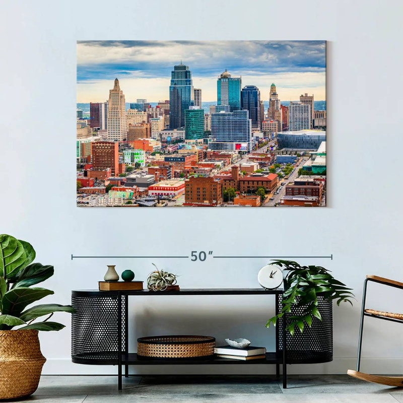 Rorry City Of Kansas, 32" H x 48" W
