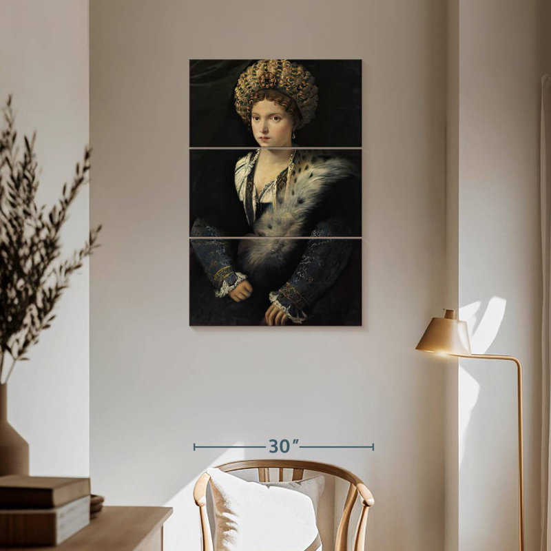 Portrait de Leisha, Isabella D'Esté, 1885, H 57 po x l 36 po