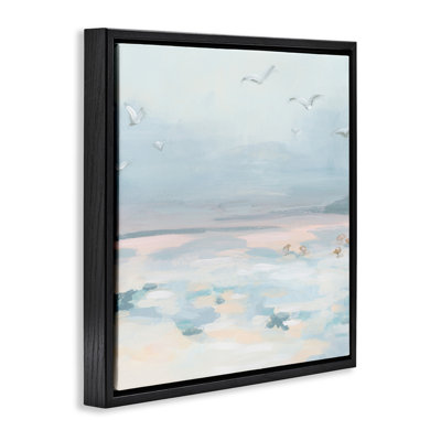 Paysage côtier pastel