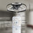 Dalayshia Indoor Ceiling Fans With Lights, Flush Mount Dimmable-1843154747