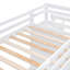 Lit superposé simple en bois massif avec escalier et tiroirs de rangement - Décoration de chambre à coucher efficace-1929369643