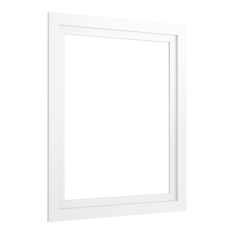 Jacquard® Medicine Cabinet Surround, 29.5" Wide, Linen White