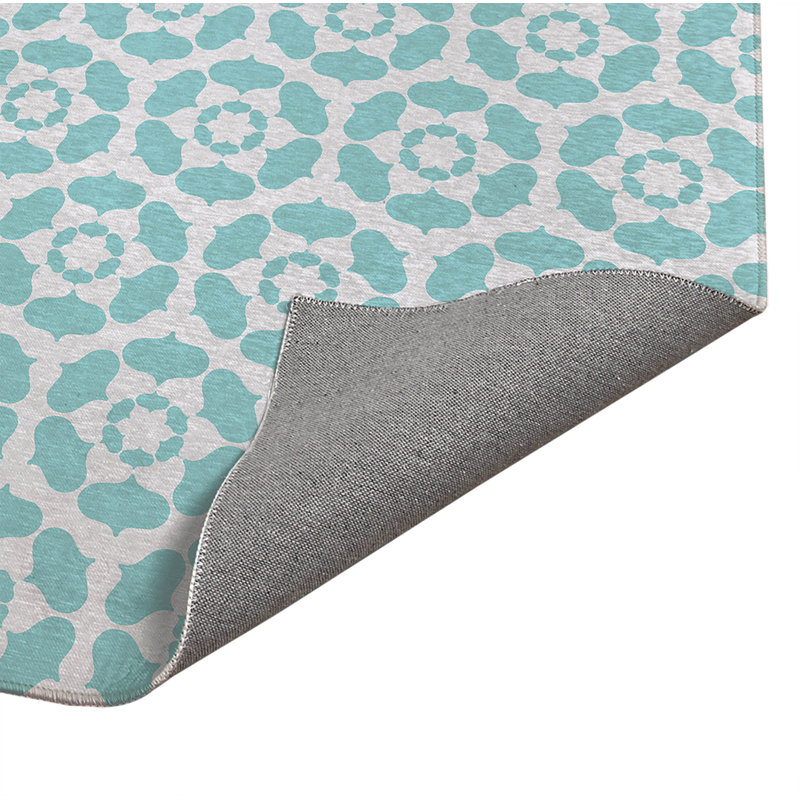 Tapis de cuisine Cleo, Océan, Rectangulaire 3 pi x 5 pi