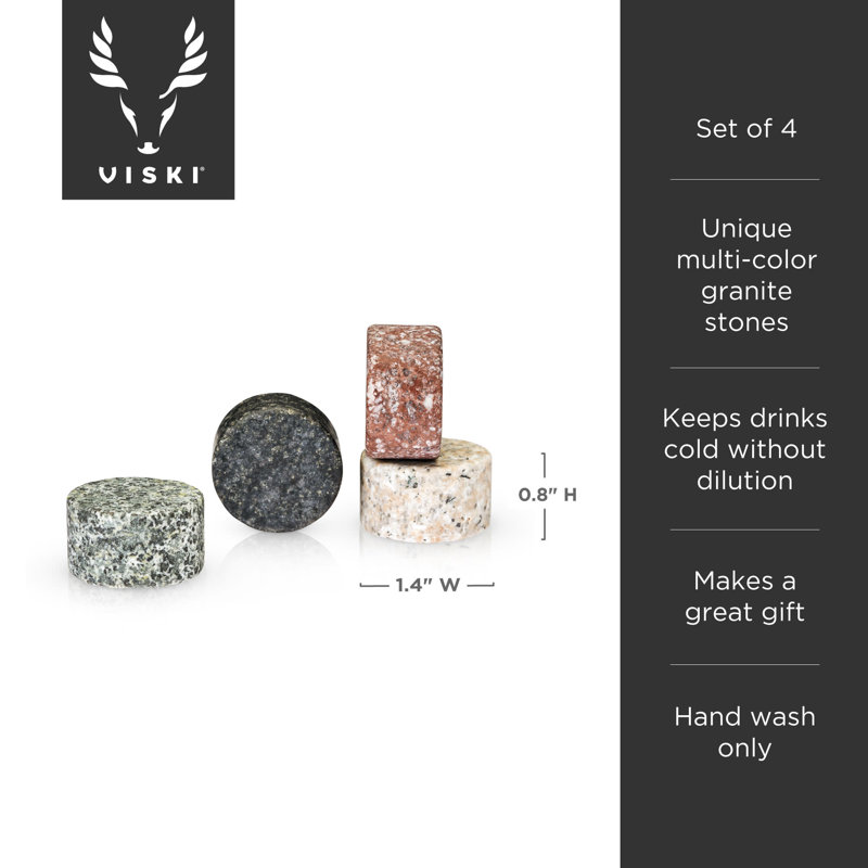Glacier Rocks Granite Multi-Color Disks