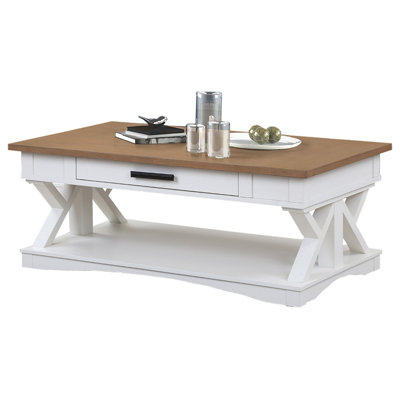 Bankhead Solid Wood Top Coffee Table