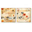 Aubepine - ensemble de 2 impressions sur toile de paysages abstraits-102580367-102580369