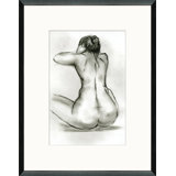 Nude In Charcoal IV Print