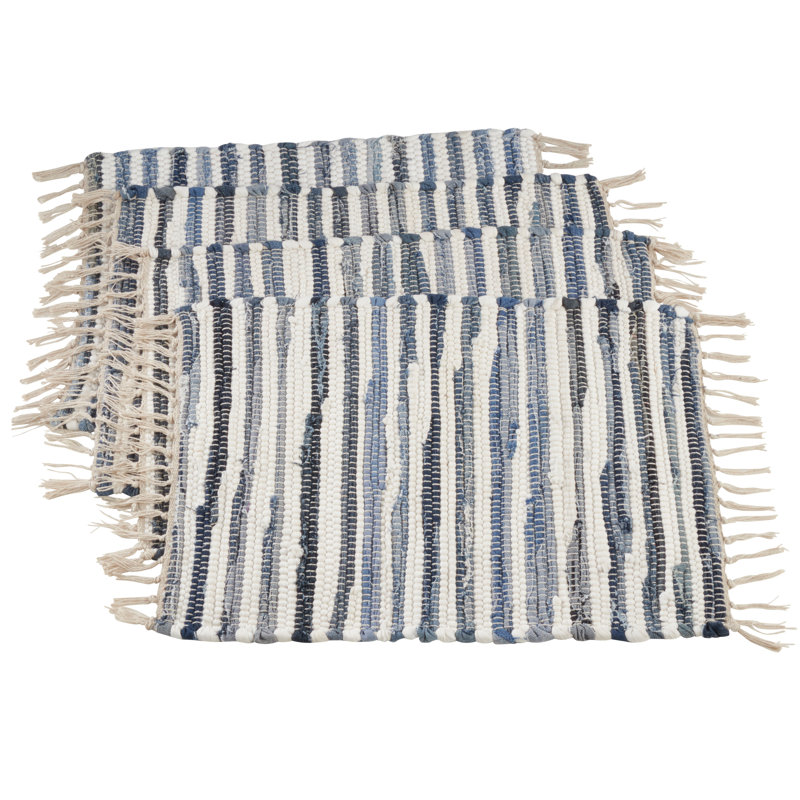 Cotton Striped Rectangle Placemat