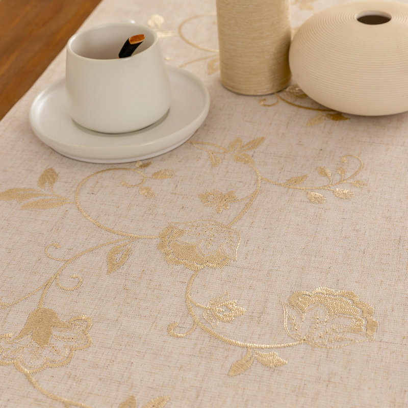 Chemin de table Kylah, Beige
