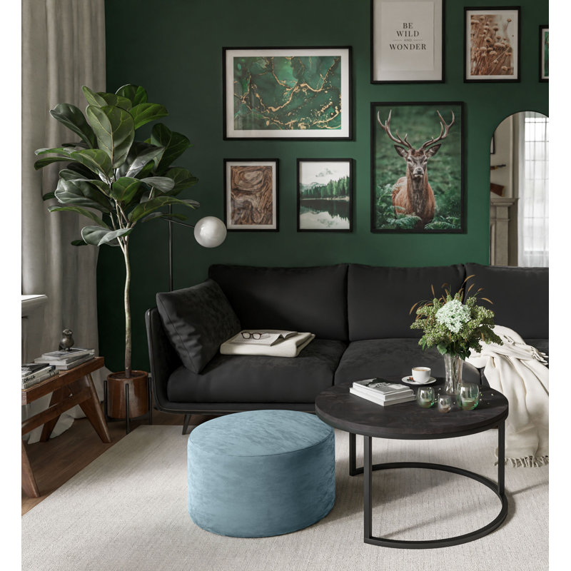 Gunne Frame Coffee Table, Black