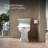 PureWash E750 Elongated Electric Bidet Toilet Seat with Remote Control, Bidet Warm Water with Dryer-30887105