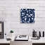  «Sky Net 2» par Alonzo Saunders, art mural sur toile, 12 po x 12 po