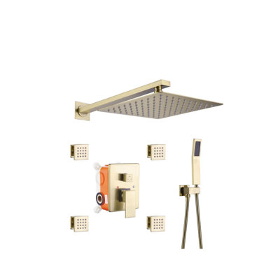 Robinet de douche complet avec valve brute