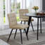 Chaise d'appoint rembourrée en velours Girton-885659794