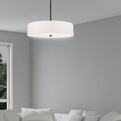 4 - Light Matte Black Unique/Statement Pendant