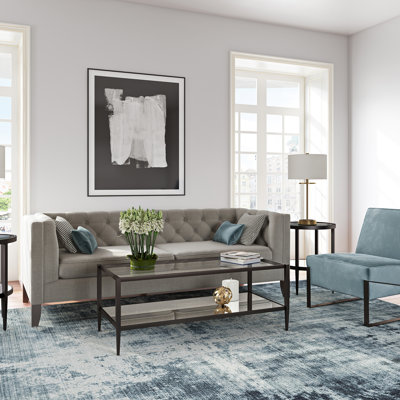 Glass Top Single Coffee Table