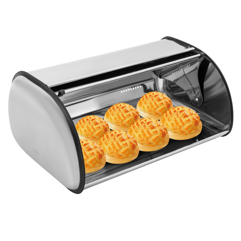 Boîte à pain en acier inoxydable Divena