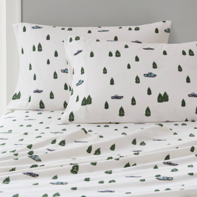 Velvety Soft Cotton Flannel Bedding Set - Cozy Winter Nights