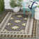 Mcdowell Hooked Chocolate/Green Indoor/Outdoor Rug