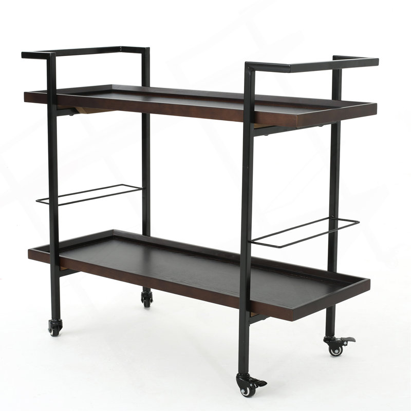 Versatile And Stylish Bar Cart For Organizing And Displaying